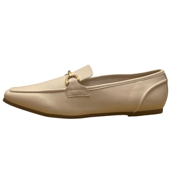 Cushionaire Women’s Cream Gold Snaffle Bit Memory Foam Loafers Size 9W - Picture 4 of 9